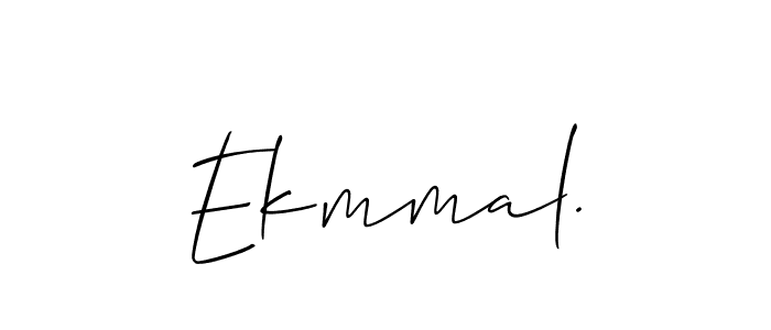 Also we have Ekmmal. name is the best signature style. Create professional handwritten signature collection using Allison_Script autograph style. Ekmmal. signature style 2 images and pictures png