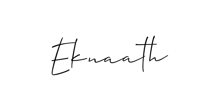 Similarly Allison_Script is the best handwritten signature design. Signature creator online .You can use it as an online autograph creator for name Eknaath. Eknaath signature style 2 images and pictures png