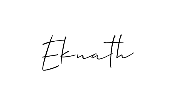 Best and Professional Signature Style for Eknath. Allison_Script Best Signature Style Collection. Eknath signature style 2 images and pictures png