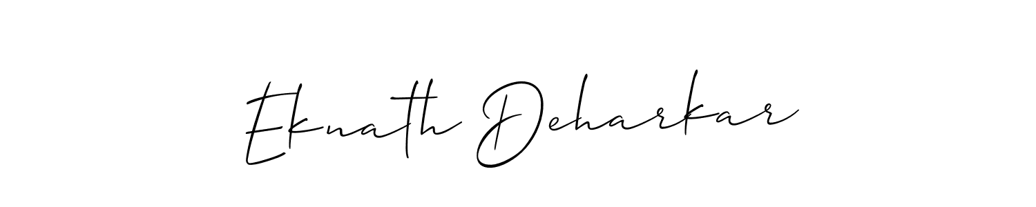 Eknath Deharkar stylish signature style. Best Handwritten Sign (Allison_Script) for my name. Handwritten Signature Collection Ideas for my name Eknath Deharkar. Eknath Deharkar signature style 2 images and pictures png