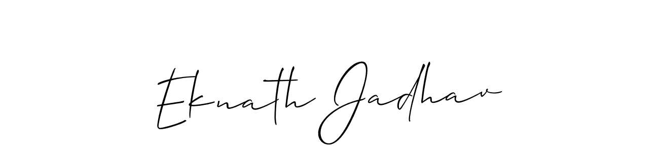 Make a beautiful signature design for name Eknath Jadhav. Use this online signature maker to create a handwritten signature for free. Eknath Jadhav signature style 2 images and pictures png