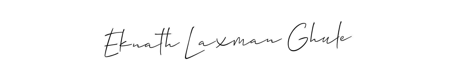 This is the best signature style for the Eknath Laxman Ghule name. Also you like these signature font (Allison_Script). Mix name signature. Eknath Laxman Ghule signature style 2 images and pictures png