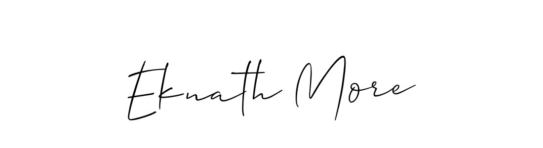 Make a beautiful signature design for name Eknath More. Use this online signature maker to create a handwritten signature for free. Eknath More signature style 2 images and pictures png