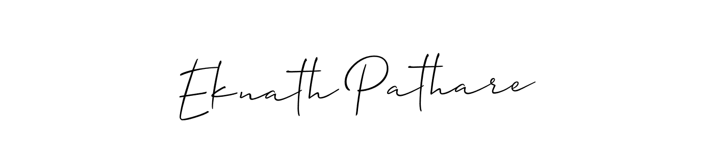 You should practise on your own different ways (Allison_Script) to write your name (Eknath Pathare) in signature. don't let someone else do it for you. Eknath Pathare signature style 2 images and pictures png