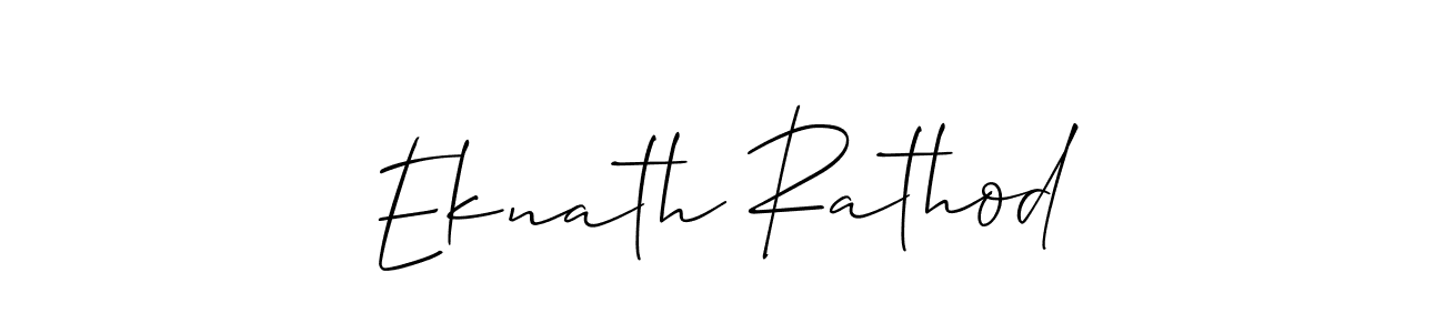 The best way (Allison_Script) to make a short signature is to pick only two or three words in your name. The name Eknath Rathod include a total of six letters. For converting this name. Eknath Rathod signature style 2 images and pictures png