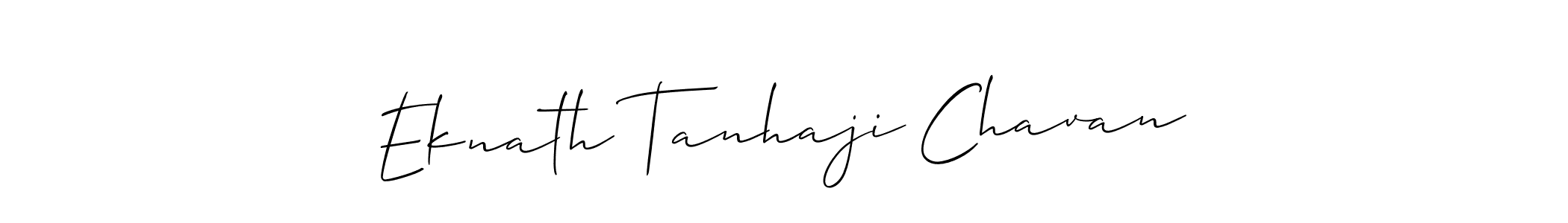 You should practise on your own different ways (Allison_Script) to write your name (Eknath Tanhaji Chavan) in signature. don't let someone else do it for you. Eknath Tanhaji Chavan signature style 2 images and pictures png