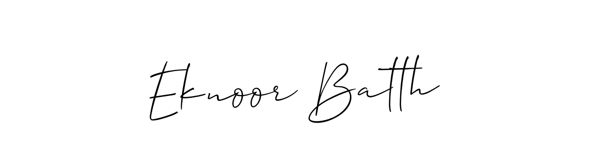 Once you've used our free online signature maker to create your best signature Allison_Script style, it's time to enjoy all of the benefits that Eknoor Batth name signing documents. Eknoor Batth signature style 2 images and pictures png