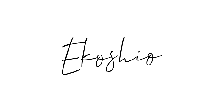Make a beautiful signature design for name Ekoshio. Use this online signature maker to create a handwritten signature for free. Ekoshio signature style 2 images and pictures png