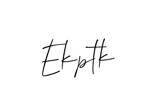 Make a short Ekptk signature style. Manage your documents anywhere anytime using Allison_Script. Create and add eSignatures, submit forms, share and send files easily. Ekptk signature style 2 images and pictures png