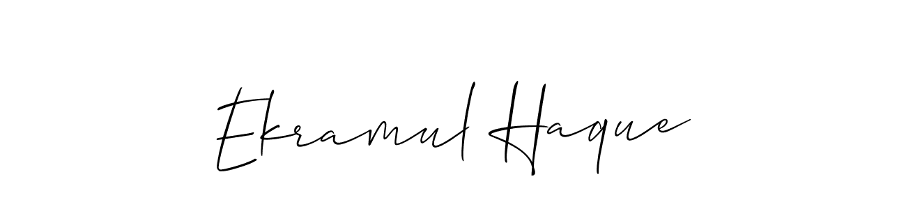 Ekramul Haque stylish signature style. Best Handwritten Sign (Allison_Script) for my name. Handwritten Signature Collection Ideas for my name Ekramul Haque. Ekramul Haque signature style 2 images and pictures png