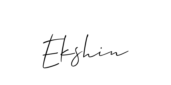 Also You can easily find your signature by using the search form. We will create Ekshin name handwritten signature images for you free of cost using Allison_Script sign style. Ekshin signature style 2 images and pictures png