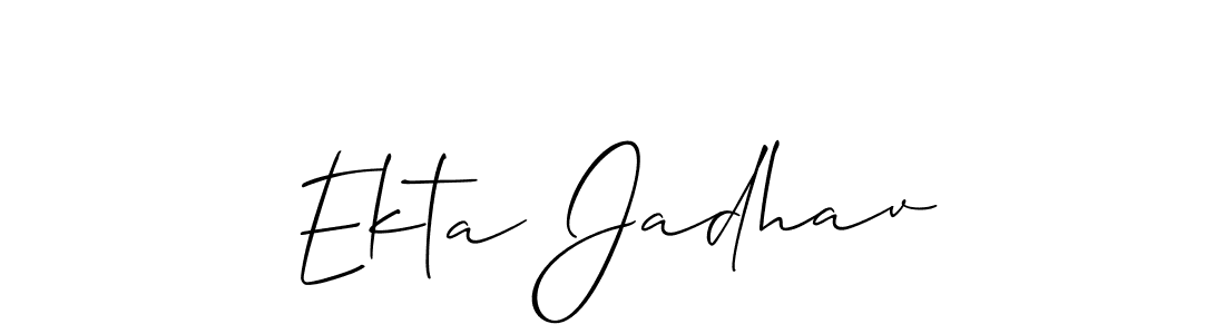 See photos of Ekta Jadhav official signature by Spectra . Check more albums & portfolios. Read reviews & check more about Allison_Script font. Ekta Jadhav signature style 2 images and pictures png
