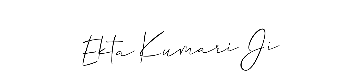 Check out images of Autograph of Ekta Kumari Ji name. Actor Ekta Kumari Ji Signature Style. Allison_Script is a professional sign style online. Ekta Kumari Ji signature style 2 images and pictures png