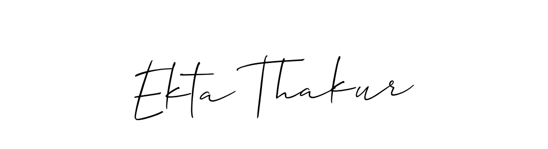 This is the best signature style for the Ekta Thakur name. Also you like these signature font (Allison_Script). Mix name signature. Ekta Thakur signature style 2 images and pictures png