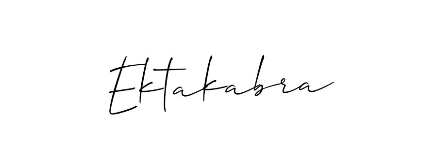 Once you've used our free online signature maker to create your best signature Allison_Script style, it's time to enjoy all of the benefits that Ektakabra name signing documents. Ektakabra signature style 2 images and pictures png