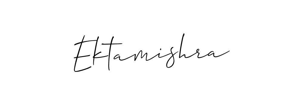 Make a beautiful signature design for name Ektamishra. Use this online signature maker to create a handwritten signature for free. Ektamishra signature style 2 images and pictures png