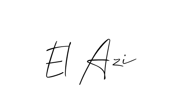 Once you've used our free online signature maker to create your best signature Allison_Script style, it's time to enjoy all of the benefits that El Azi name signing documents. El Azi signature style 2 images and pictures png