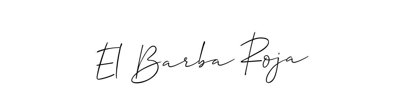 This is the best signature style for the El Barba Roja name. Also you like these signature font (Allison_Script). Mix name signature. El Barba Roja signature style 2 images and pictures png