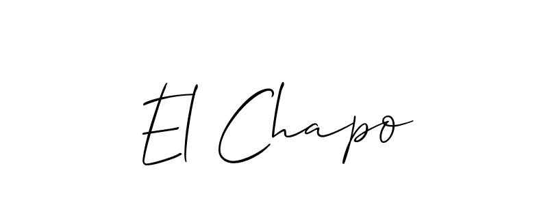 Once you've used our free online signature maker to create your best signature Allison_Script style, it's time to enjoy all of the benefits that El Chapo name signing documents. El Chapo signature style 2 images and pictures png