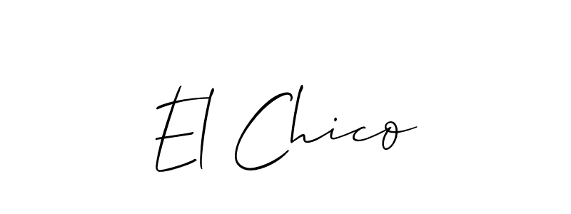 Similarly Allison_Script is the best handwritten signature design. Signature creator online .You can use it as an online autograph creator for name El Chico. El Chico signature style 2 images and pictures png