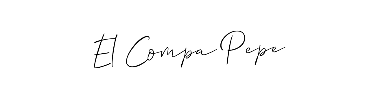 You can use this online signature creator to create a handwritten signature for the name El Compa Pepe. This is the best online autograph maker. El Compa Pepe signature style 2 images and pictures png