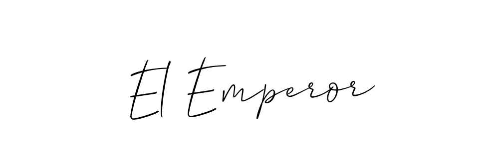 if you are searching for the best signature style for your name El Emperor. so please give up your signature search. here we have designed multiple signature styles  using Allison_Script. El Emperor signature style 2 images and pictures png