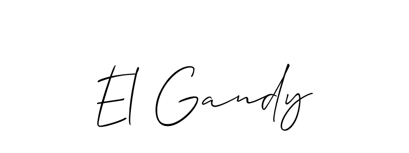 Similarly Allison_Script is the best handwritten signature design. Signature creator online .You can use it as an online autograph creator for name El Gandy. El Gandy signature style 2 images and pictures png