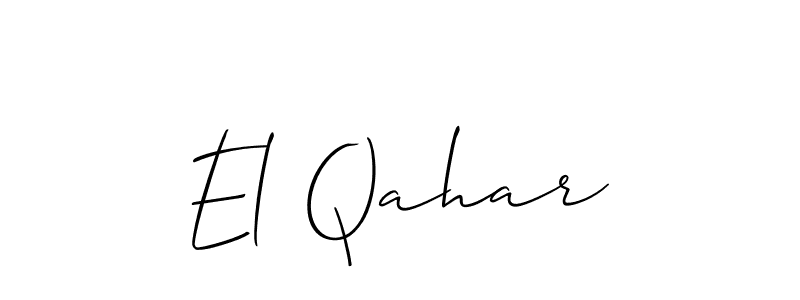 This is the best signature style for the El Qahar name. Also you like these signature font (Allison_Script). Mix name signature. El Qahar signature style 2 images and pictures png