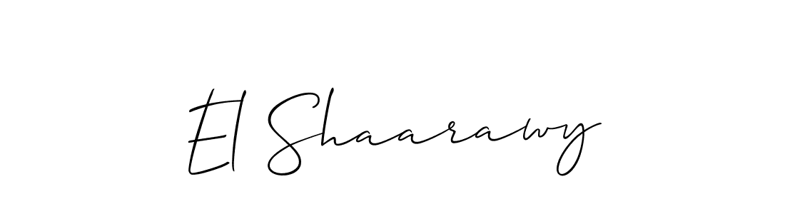 Use a signature maker to create a handwritten signature online. With this signature software, you can design (Allison_Script) your own signature for name El Shaarawy. El Shaarawy signature style 2 images and pictures png