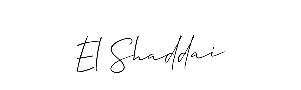 This is the best signature style for the El Shaddai name. Also you like these signature font (Allison_Script). Mix name signature. El Shaddai signature style 2 images and pictures png