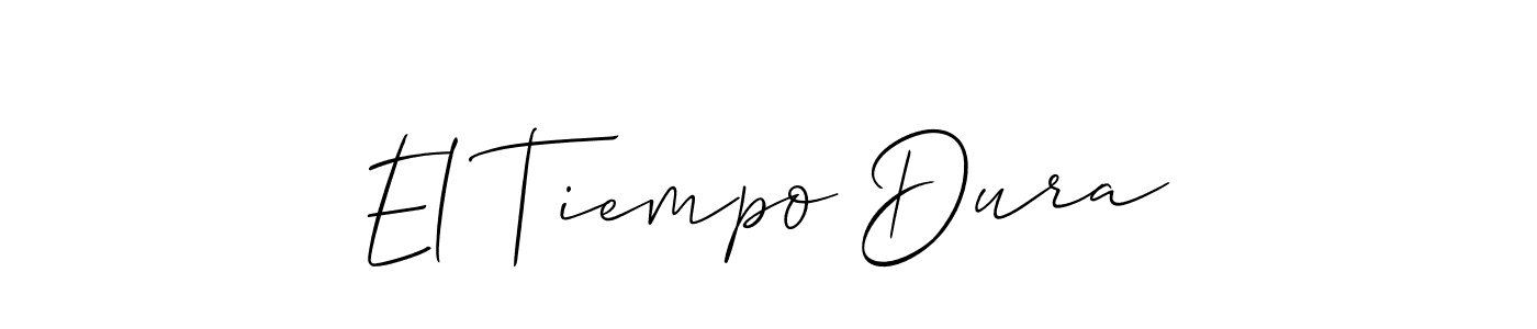 This is the best signature style for the El Tiempo Dura name. Also you like these signature font (Allison_Script). Mix name signature. El Tiempo Dura signature style 2 images and pictures png