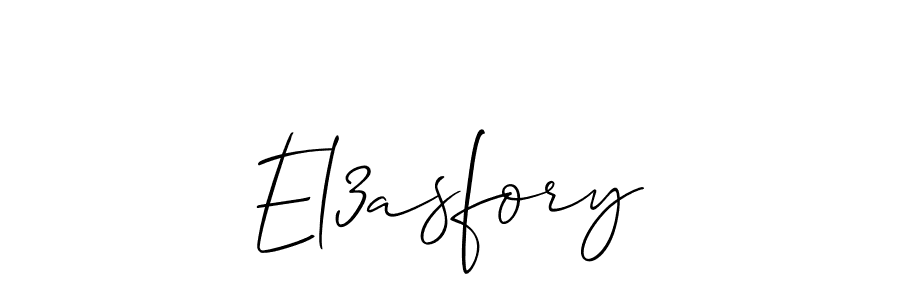 The best way (Allison_Script) to make a short signature is to pick only two or three words in your name. The name El3asfory include a total of six letters. For converting this name. El3asfory signature style 2 images and pictures png