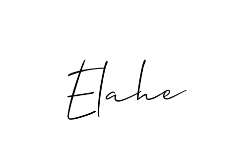 Similarly Allison_Script is the best handwritten signature design. Signature creator online .You can use it as an online autograph creator for name Elahe. Elahe signature style 2 images and pictures png