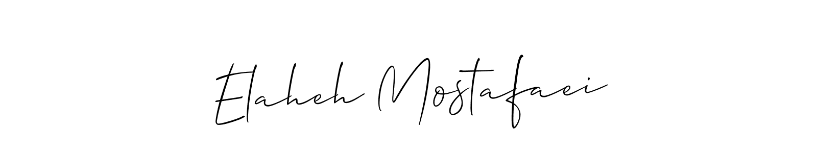 Best and Professional Signature Style for Elaheh Mostafaei. Allison_Script Best Signature Style Collection. Elaheh Mostafaei signature style 2 images and pictures png