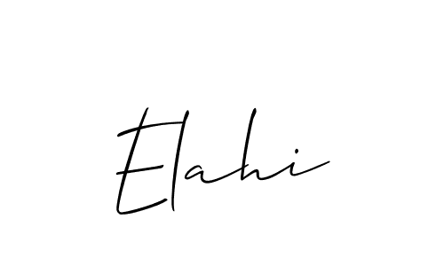 Make a beautiful signature design for name Elahi. Use this online signature maker to create a handwritten signature for free. Elahi signature style 2 images and pictures png