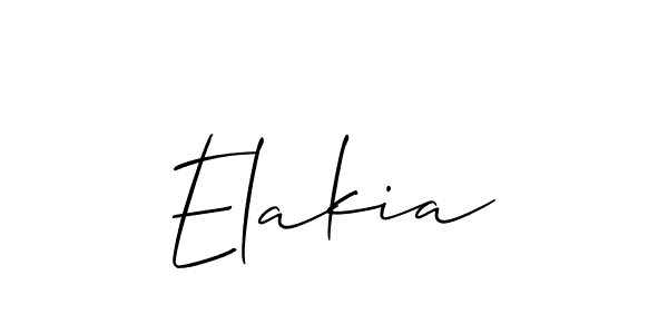 You can use this online signature creator to create a handwritten signature for the name Elakia. This is the best online autograph maker. Elakia signature style 2 images and pictures png