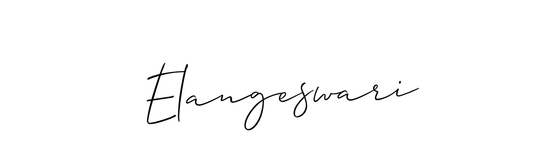 Similarly Allison_Script is the best handwritten signature design. Signature creator online .You can use it as an online autograph creator for name Elangeswari. Elangeswari signature style 2 images and pictures png