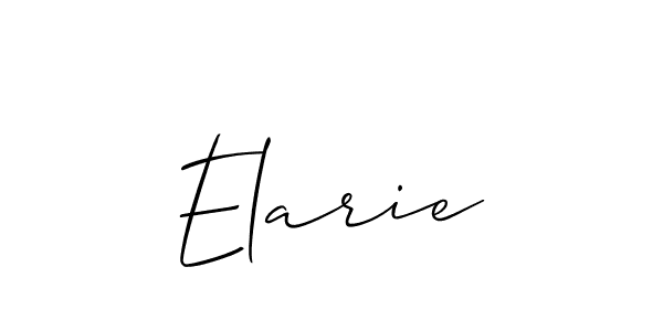 Once you've used our free online signature maker to create your best signature Allison_Script style, it's time to enjoy all of the benefits that Elarie name signing documents. Elarie signature style 2 images and pictures png