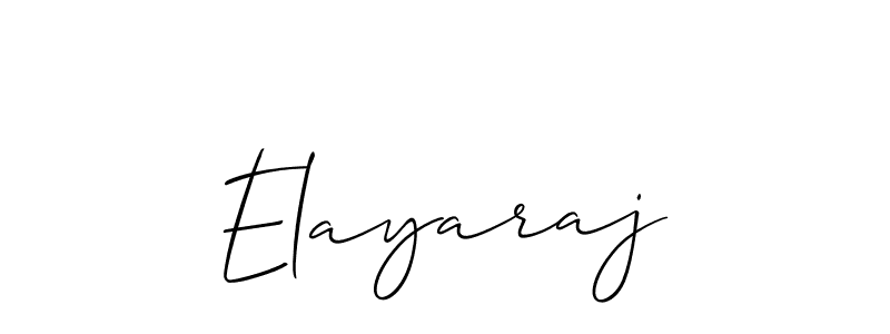 The best way (Allison_Script) to make a short signature is to pick only two or three words in your name. The name Elayaraj include a total of six letters. For converting this name. Elayaraj signature style 2 images and pictures png