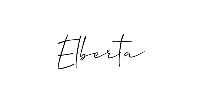 Make a short Elberta signature style. Manage your documents anywhere anytime using Allison_Script. Create and add eSignatures, submit forms, share and send files easily. Elberta signature style 2 images and pictures png