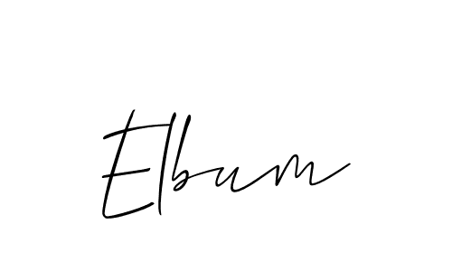 Once you've used our free online signature maker to create your best signature Allison_Script style, it's time to enjoy all of the benefits that Elbum name signing documents. Elbum signature style 2 images and pictures png