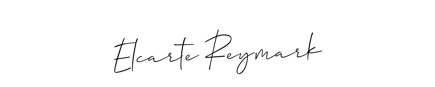 It looks lik you need a new signature style for name Elcarte Reymark. Design unique handwritten (Allison_Script) signature with our free signature maker in just a few clicks. Elcarte Reymark signature style 2 images and pictures png