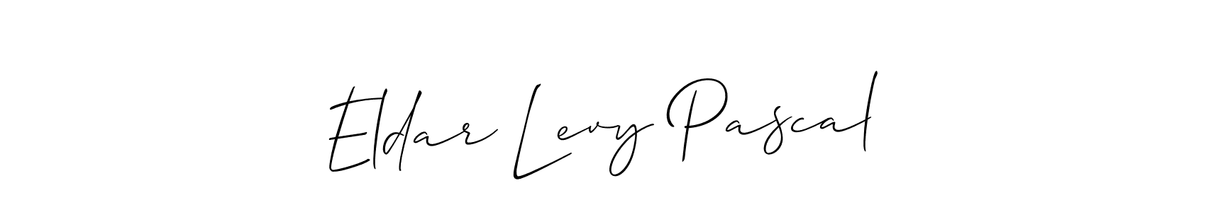 Eldar Levy Pascal stylish signature style. Best Handwritten Sign (Allison_Script) for my name. Handwritten Signature Collection Ideas for my name Eldar Levy Pascal. Eldar Levy Pascal signature style 2 images and pictures png