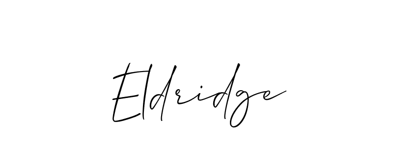 Once you've used our free online signature maker to create your best signature Allison_Script style, it's time to enjoy all of the benefits that Eldridge name signing documents. Eldridge signature style 2 images and pictures png
