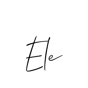 Check out images of Autograph of Ele name. Actor Ele Signature Style. Allison_Script is a professional sign style online. Ele signature style 2 images and pictures png