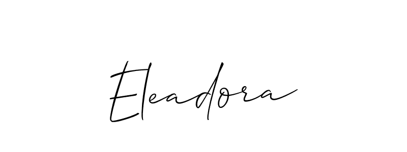 Also we have Eleadora name is the best signature style. Create professional handwritten signature collection using Allison_Script autograph style. Eleadora signature style 2 images and pictures png