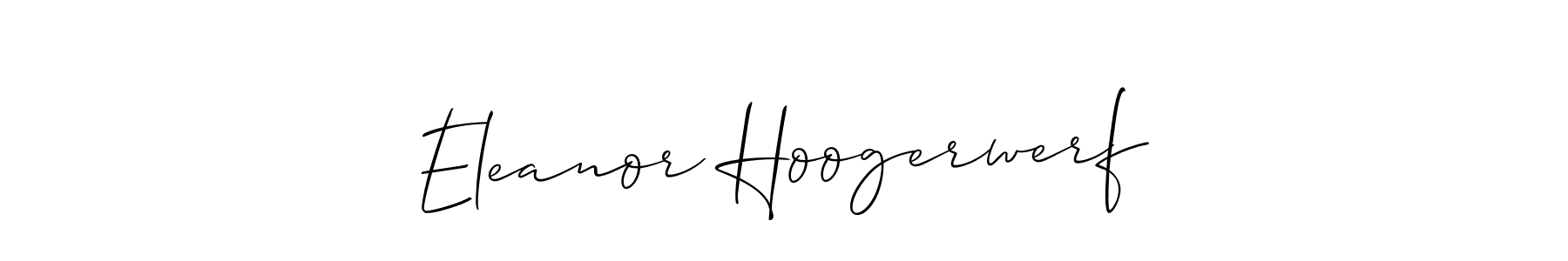 if you are searching for the best signature style for your name Eleanor Hoogerwerf. so please give up your signature search. here we have designed multiple signature styles  using Allison_Script. Eleanor Hoogerwerf signature style 2 images and pictures png