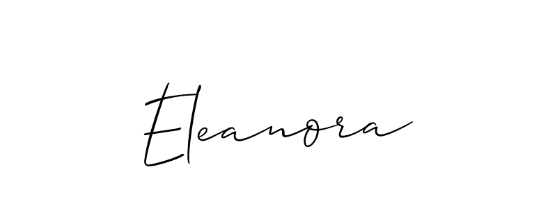 How to make Eleanora name signature. Use Allison_Script style for creating short signs online. This is the latest handwritten sign. Eleanora signature style 2 images and pictures png