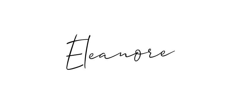 Eleanore stylish signature style. Best Handwritten Sign (Allison_Script) for my name. Handwritten Signature Collection Ideas for my name Eleanore. Eleanore signature style 2 images and pictures png