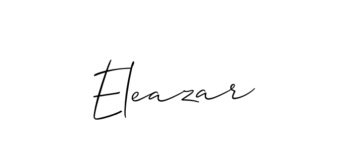 Similarly Allison_Script is the best handwritten signature design. Signature creator online .You can use it as an online autograph creator for name Eleazar. Eleazar signature style 2 images and pictures png